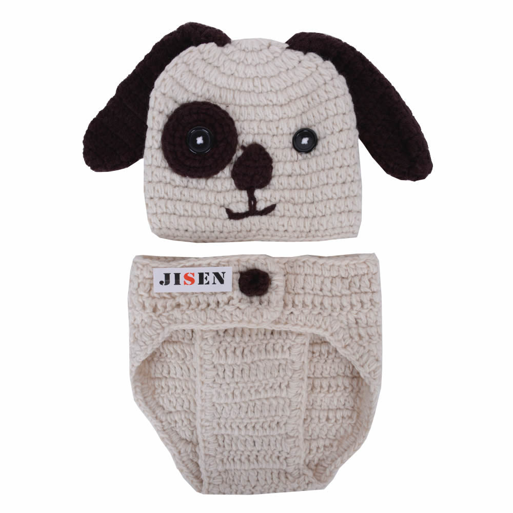 JISEN Newborn Cute Dog Ha...