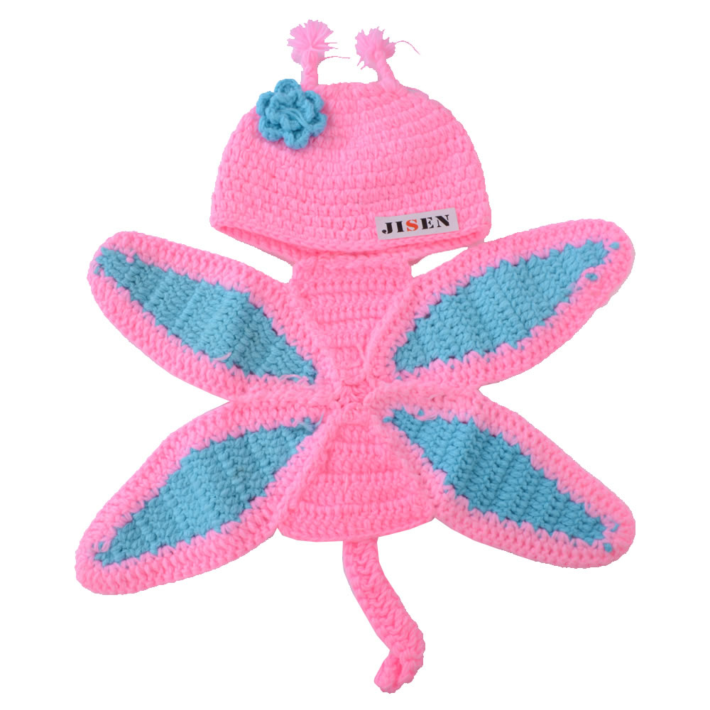 JISEN Newborn Crochet Kni...