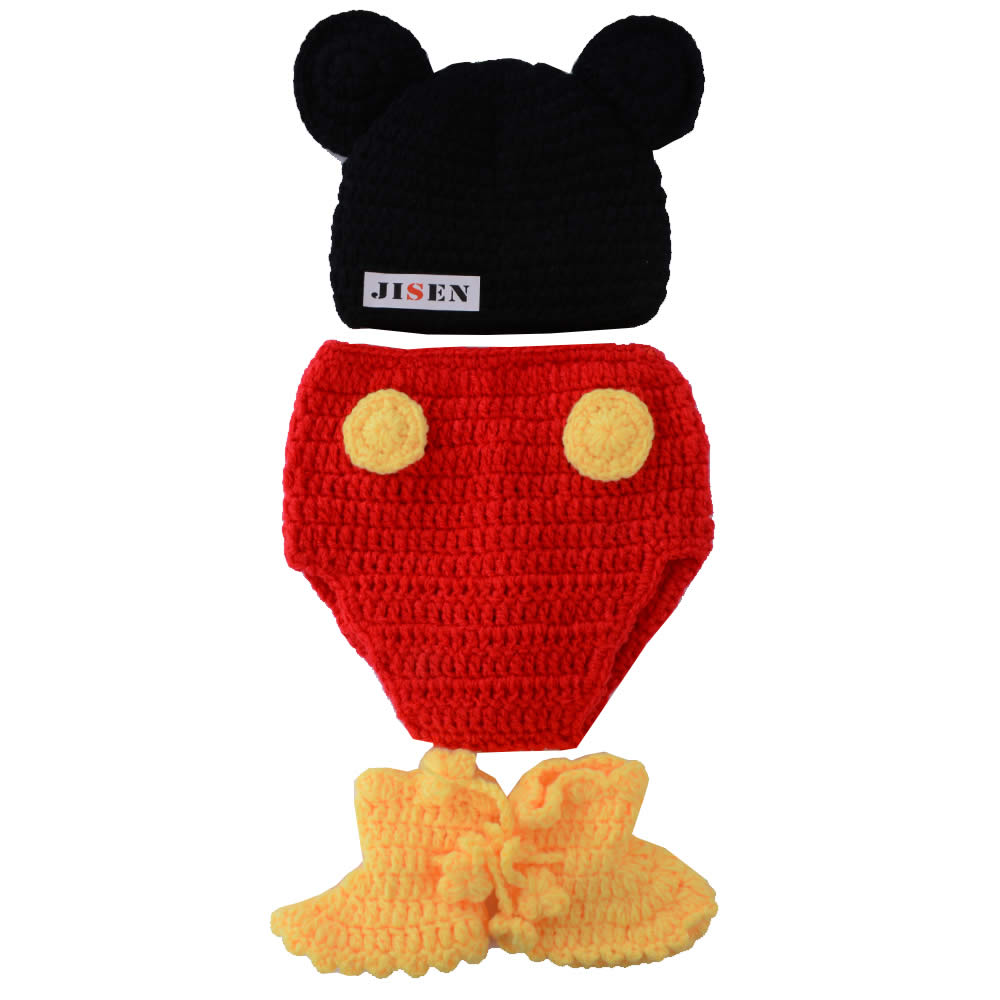 JISEN Newborn Handmade Cr...