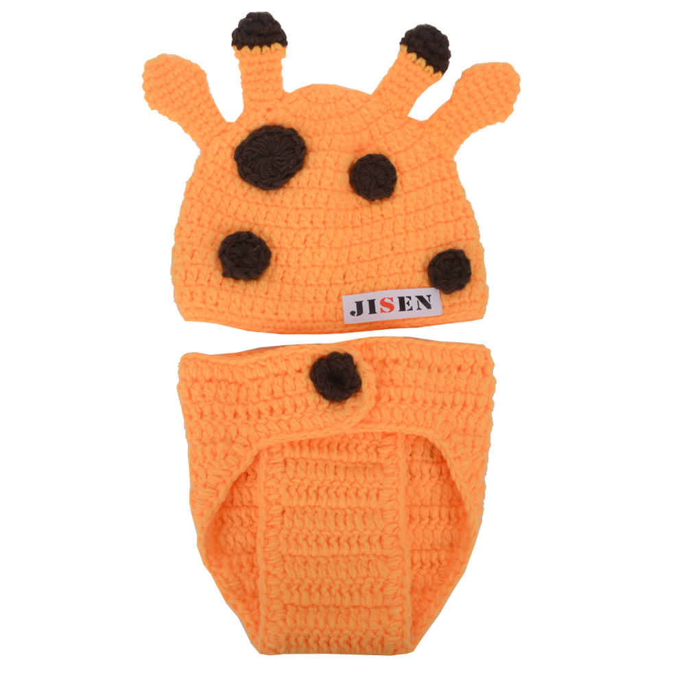 JISEN Newborn Handmade Cr...
