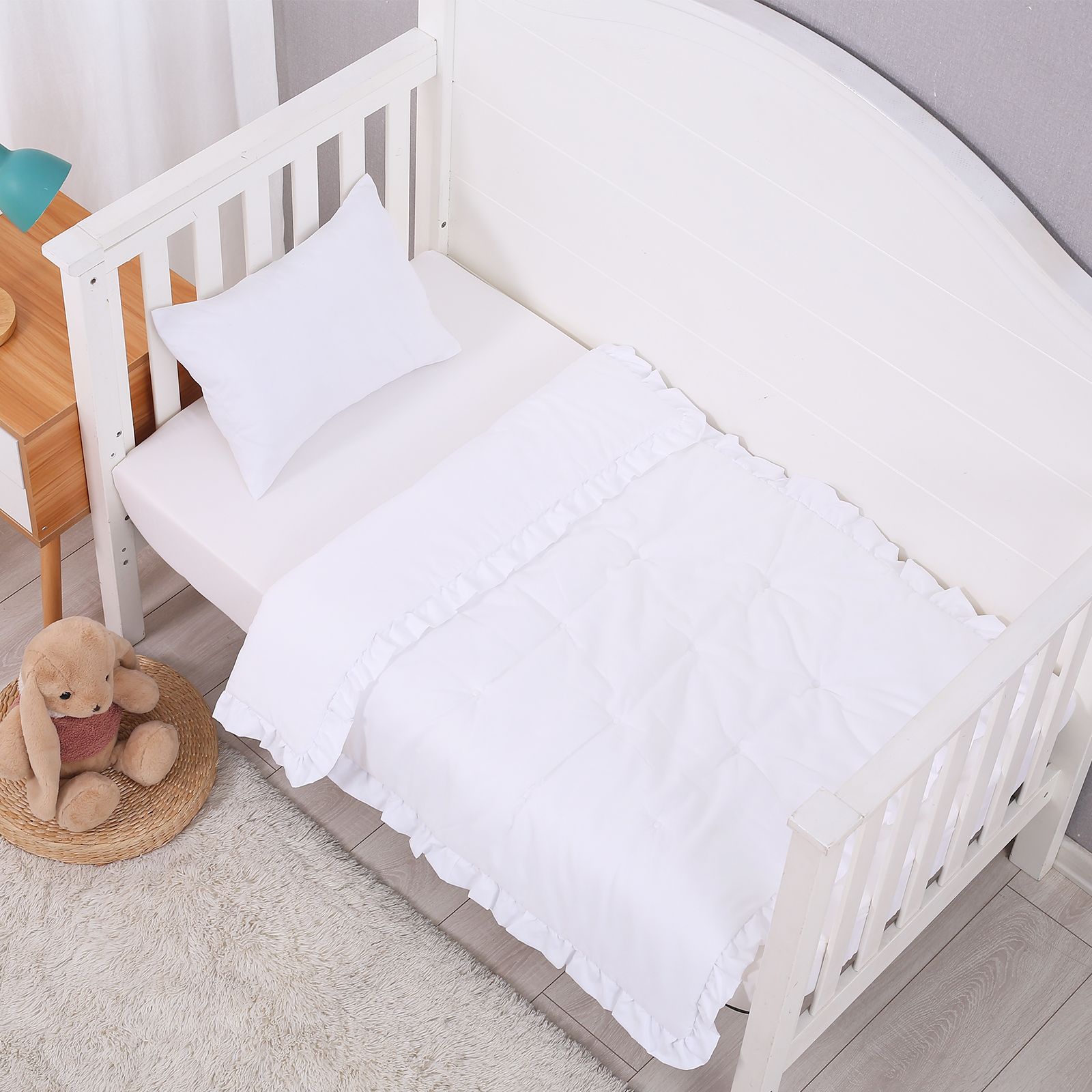 JISEN 3 Piece Baby Beddin...