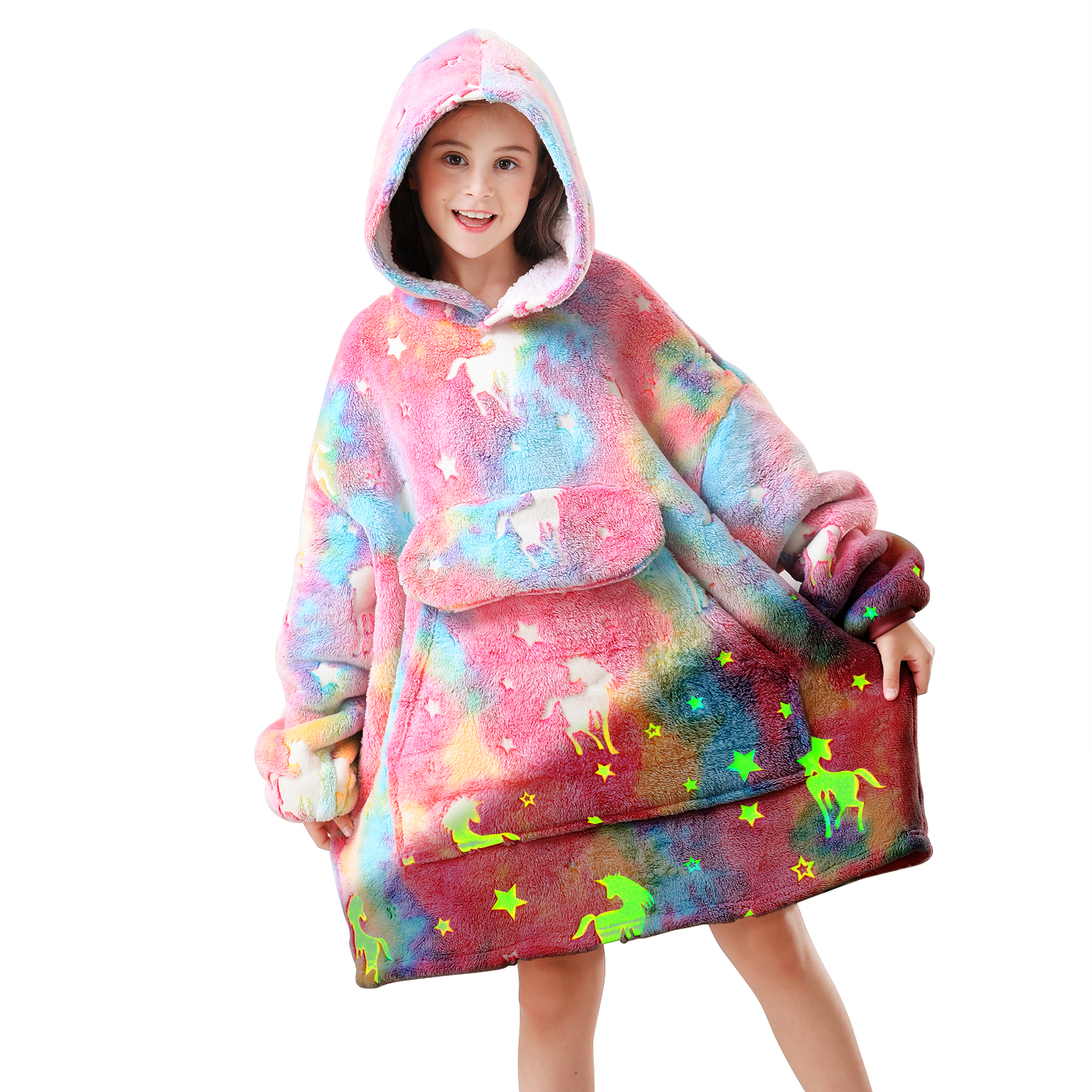 JISEN Wearable Blankets H...