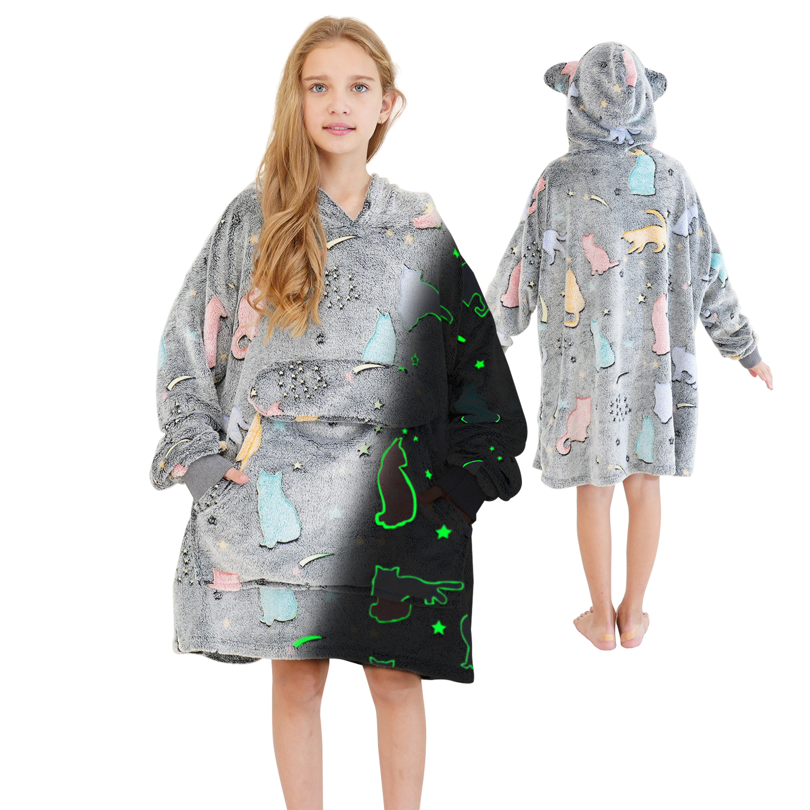 JISEN Wearable Blanket Ho...